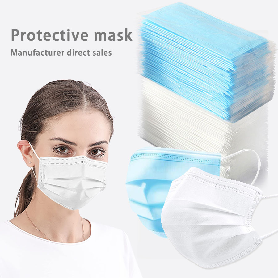 Disposable Mask Blue - 50/100 Uds máscara desechable para la