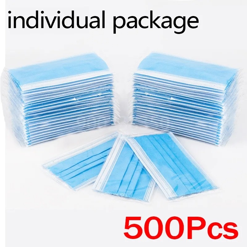 Disposable Mask Blue - 50-500 Uds. Mascarillas desechables para adultos