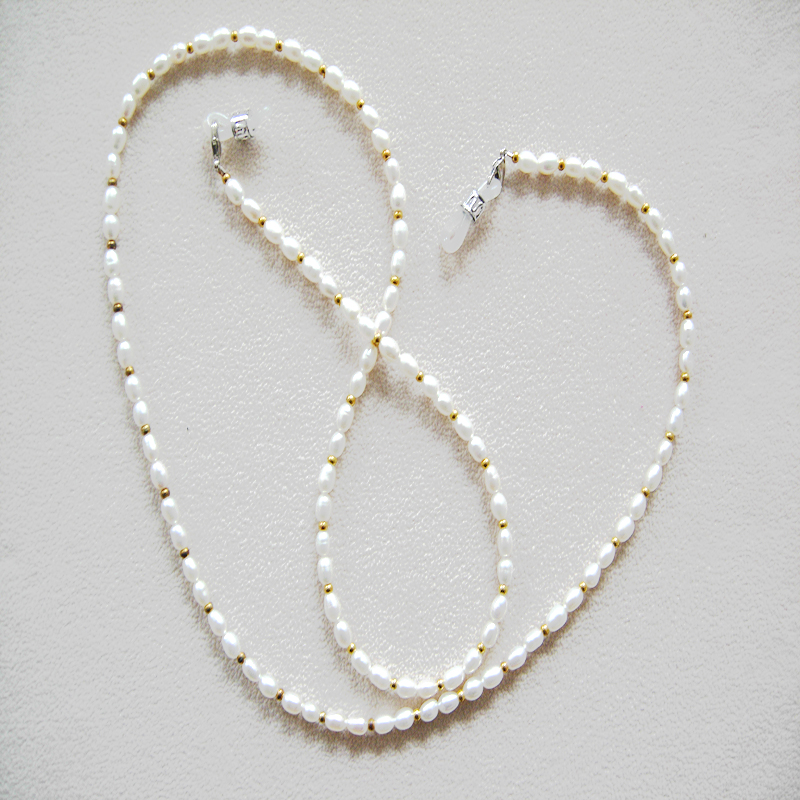 Mask Chain Holder - Gafas de moda con cuentas, collar