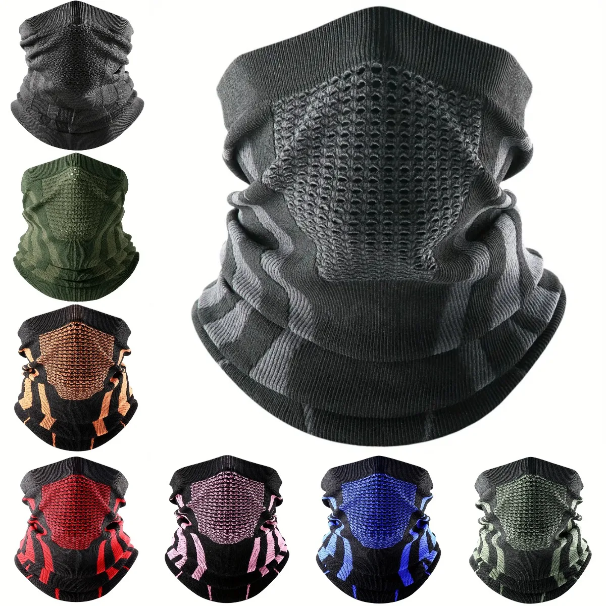 Sports Mask Breathable - Colores invierno transpirable cómodo bufanda de