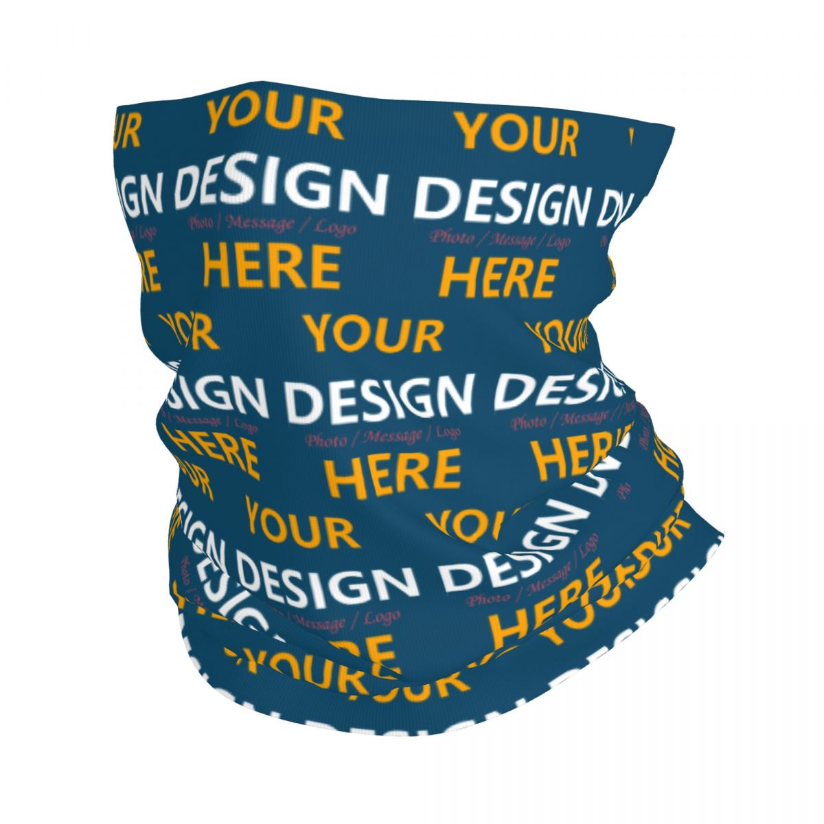 Neck Gaiter Face Cover - Personaliza tu diseño aquí Bandana cuello