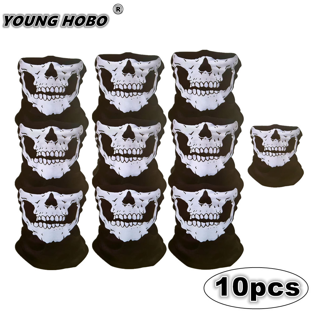 Sports Mask Breathable - Paquete de 10 Pasamontañas de Motocicleta
