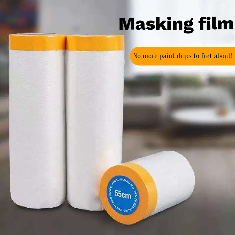Dust Mask Construction - Película protectora de enmascarar preadhesada, cubierta