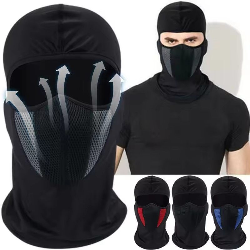 Sports Mask Breathable - Máscara facial completa para ciclismo, casco