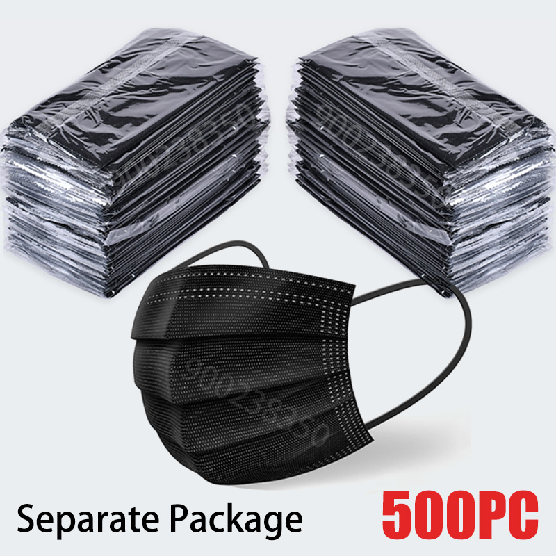 Disposable Surgical Mask - Mascarilla desechable de 10/50/100/200/500 unidades, mascarillas