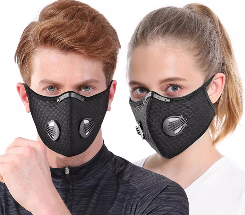 Anti Pollution Mask - Máscara de ciclismo deportiva lavable reutilizable