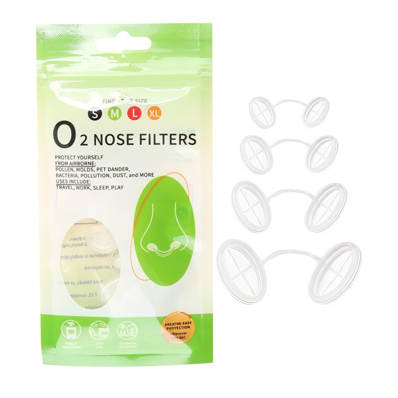 Anti Pollution Mask - Filtro Nasal Desechable Invisible, Dilatador Nasal,