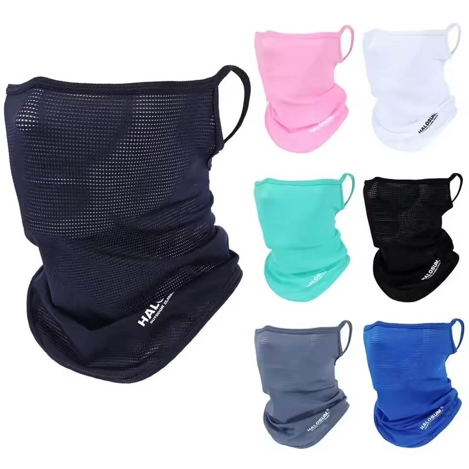 Sports Mask Breathable - Pasamontañas de Seda Helada para Rostro