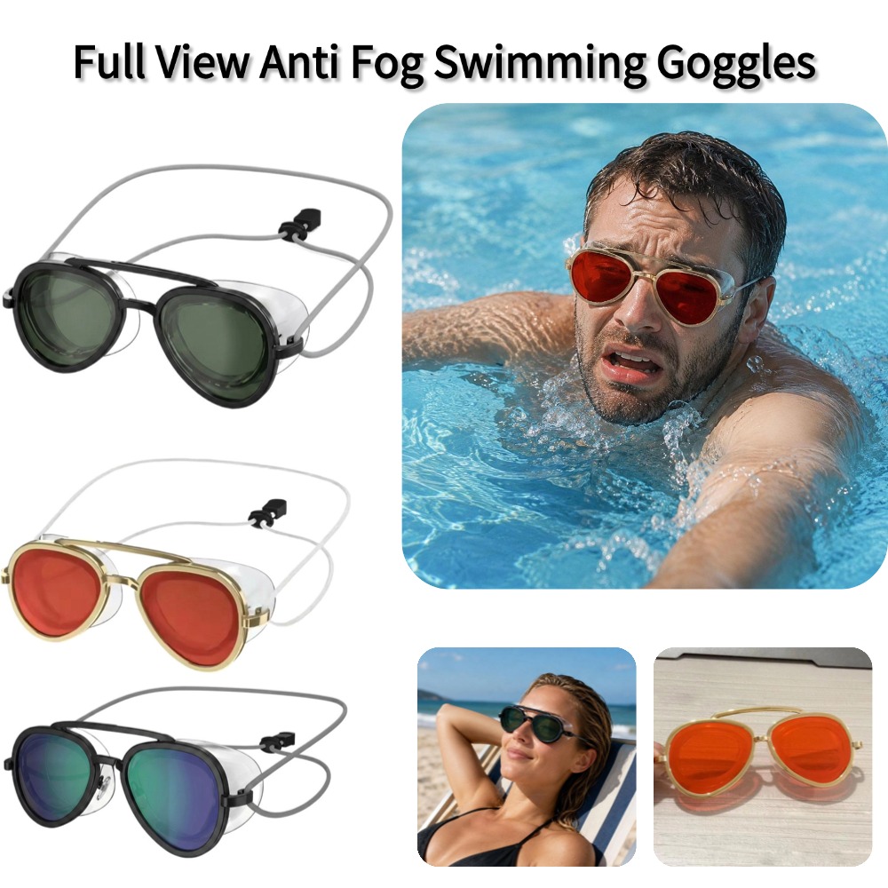 Anti Pollution Mask - Gafas de Natación de Visión Completa