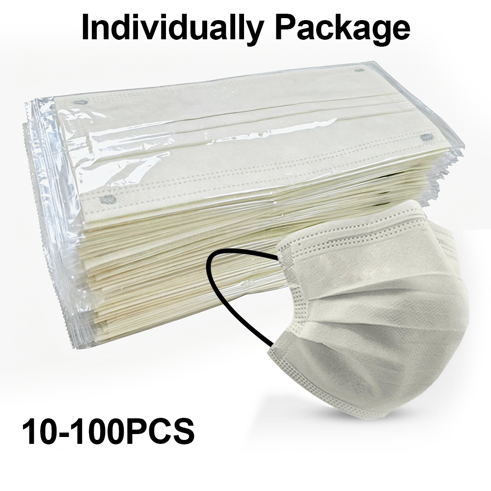 Disposable Mask Blue - 10-100 Uds. Mascarillas desechables para adultos,