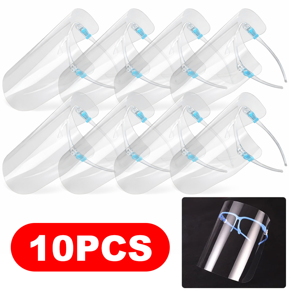Anti Pollution Mask - 10 protectores faciales antivaho y antisalpicaduras,