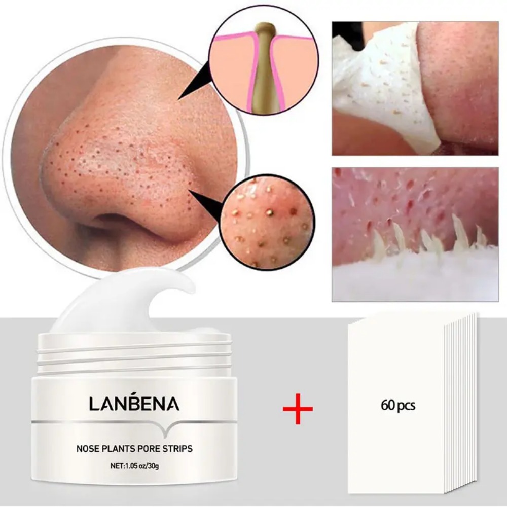 Black Face Mask Pack - Crema eliminadora de espinillas de nariz,