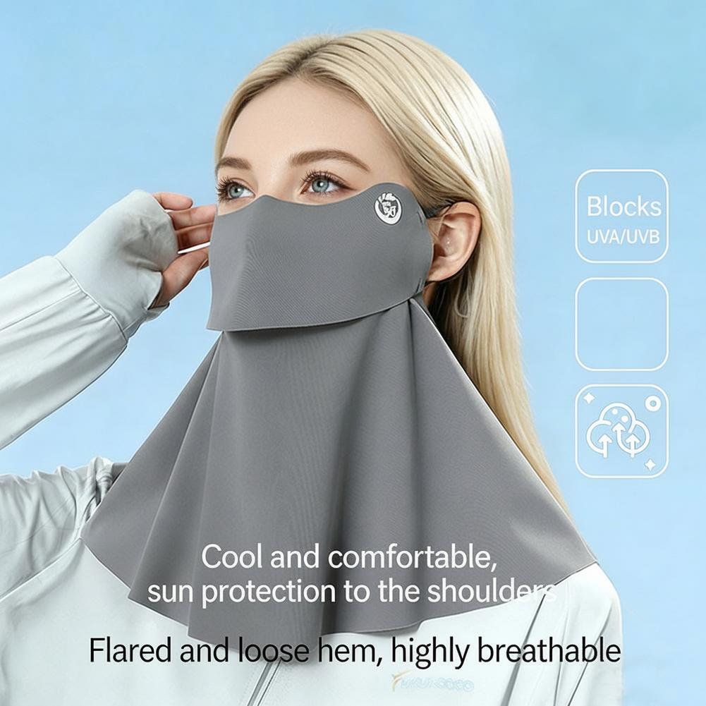 Sports Mask Breathable - Mascarilla Protectora Solar UPF50+ para Cara