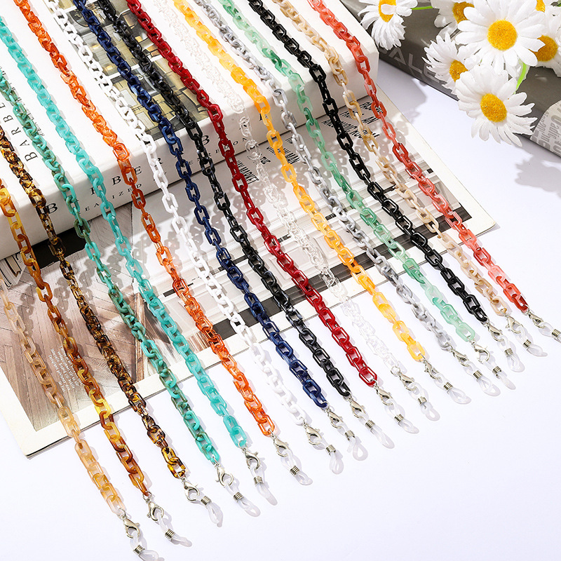 Mask Chain Holder - Cadena para gafas acrílicas para mujer,