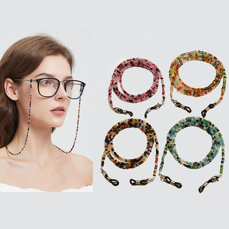 Mask Chain Holder - Cadena de cristal para gafas de