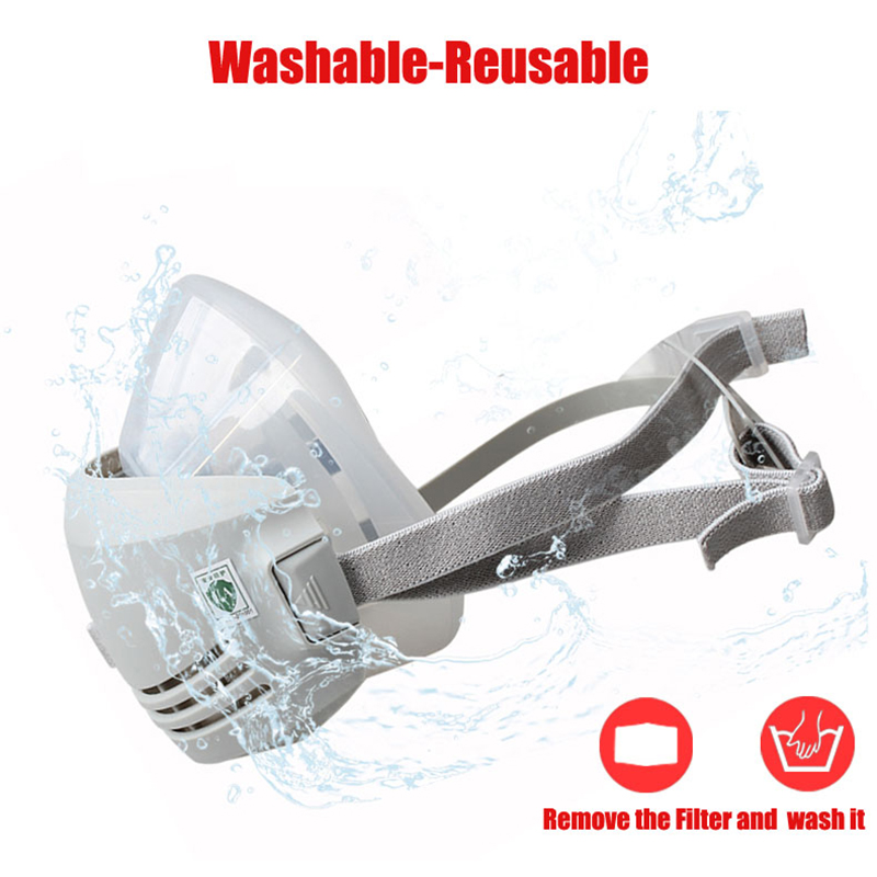 Respirator Half Face - Máscara respiradora de Gas de silicona