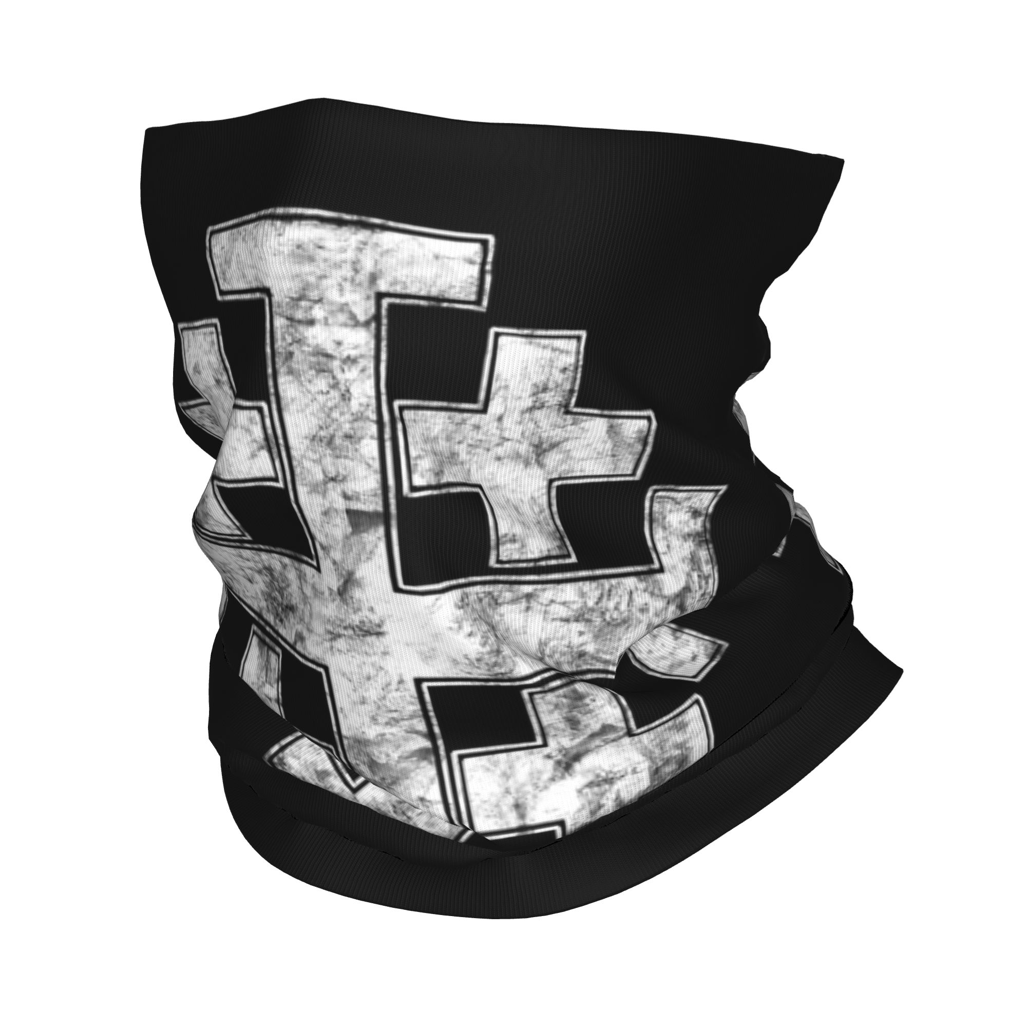 Neck Gaiter Face Cover - Pañuelo para el cuello con cruz
