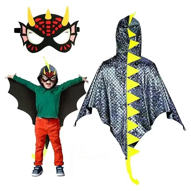 Capa de dinosaurio verde para  - Kids Face Mask reseña y precio