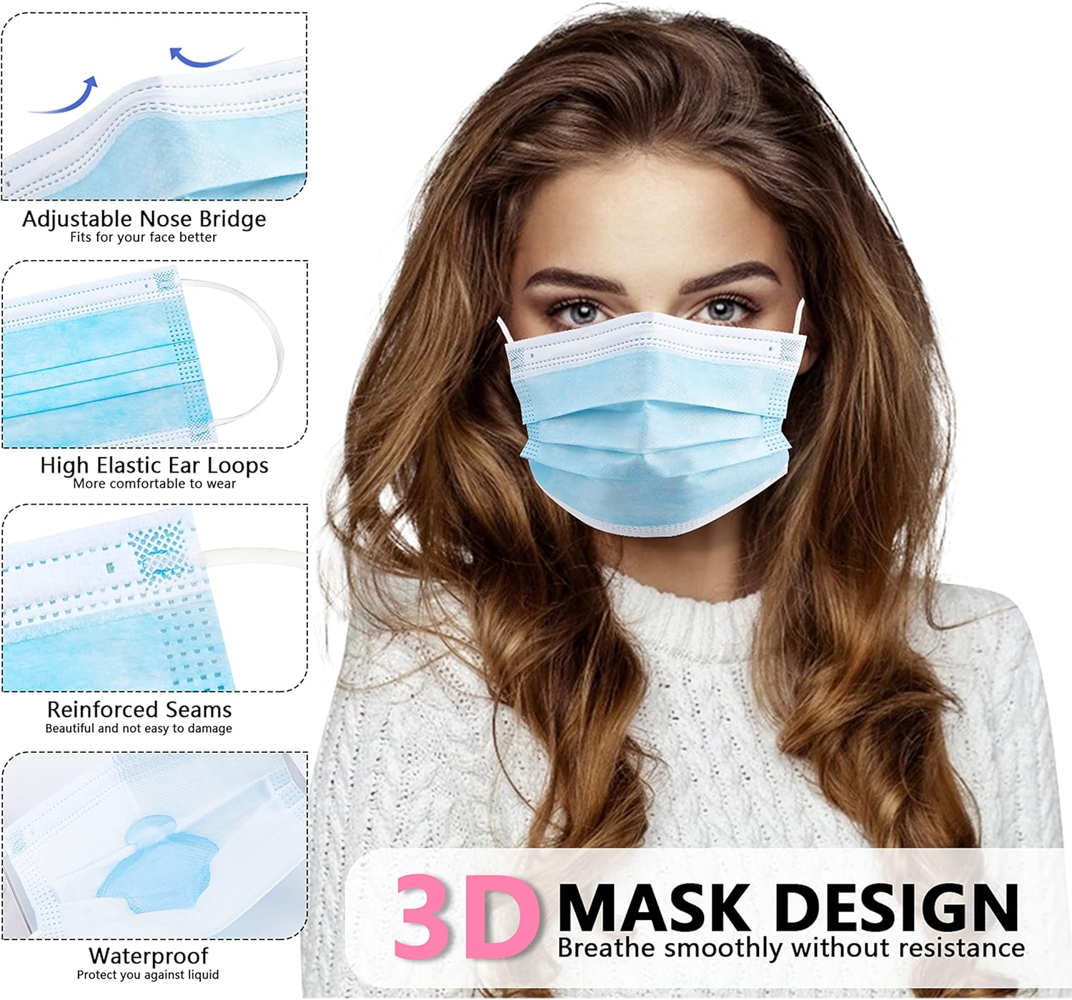 Mascarilla protectora desechab - Disposable Mask Blue reseña y precio