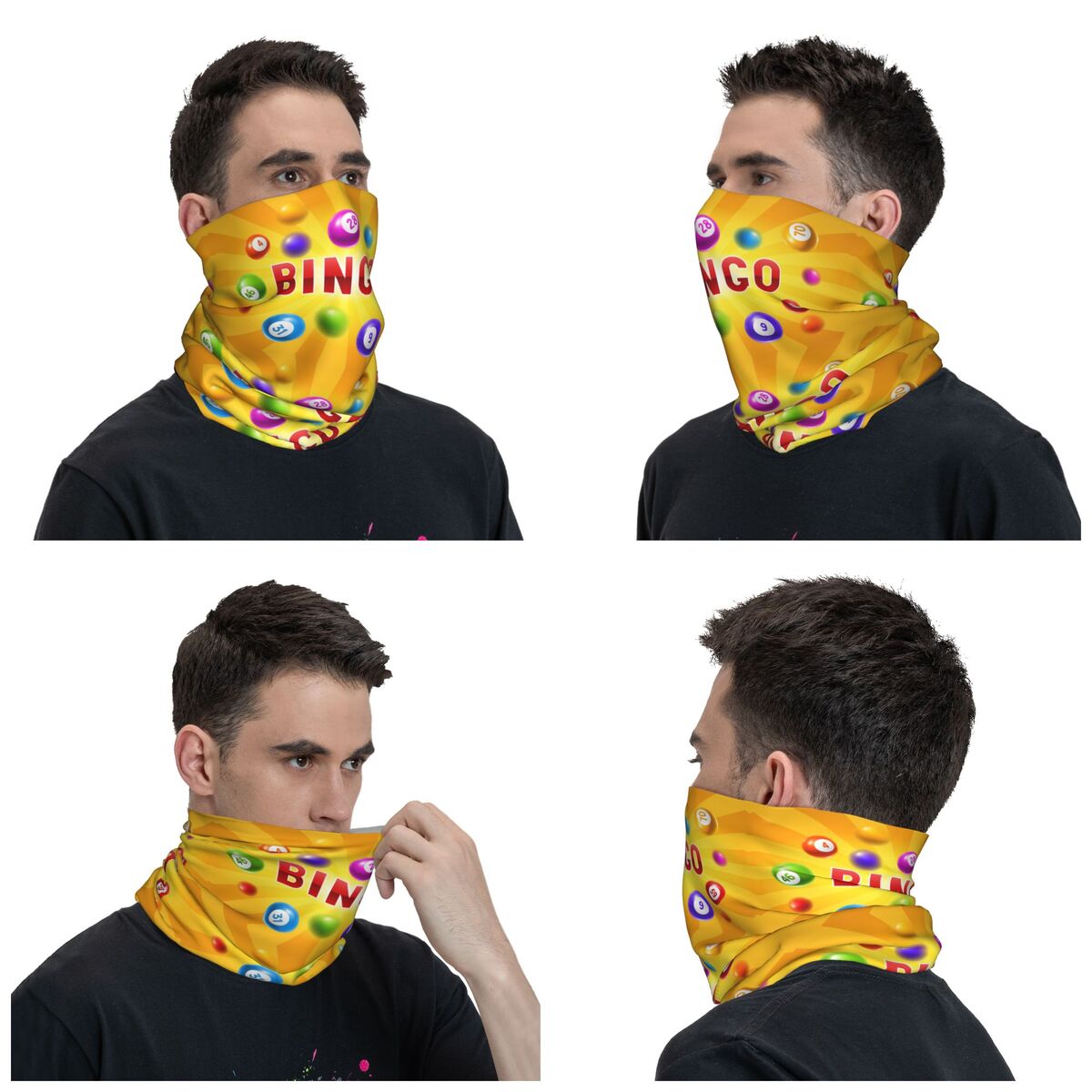 Juego caliente personalizado B - Neck Gaiter Face Cover reseña y precio