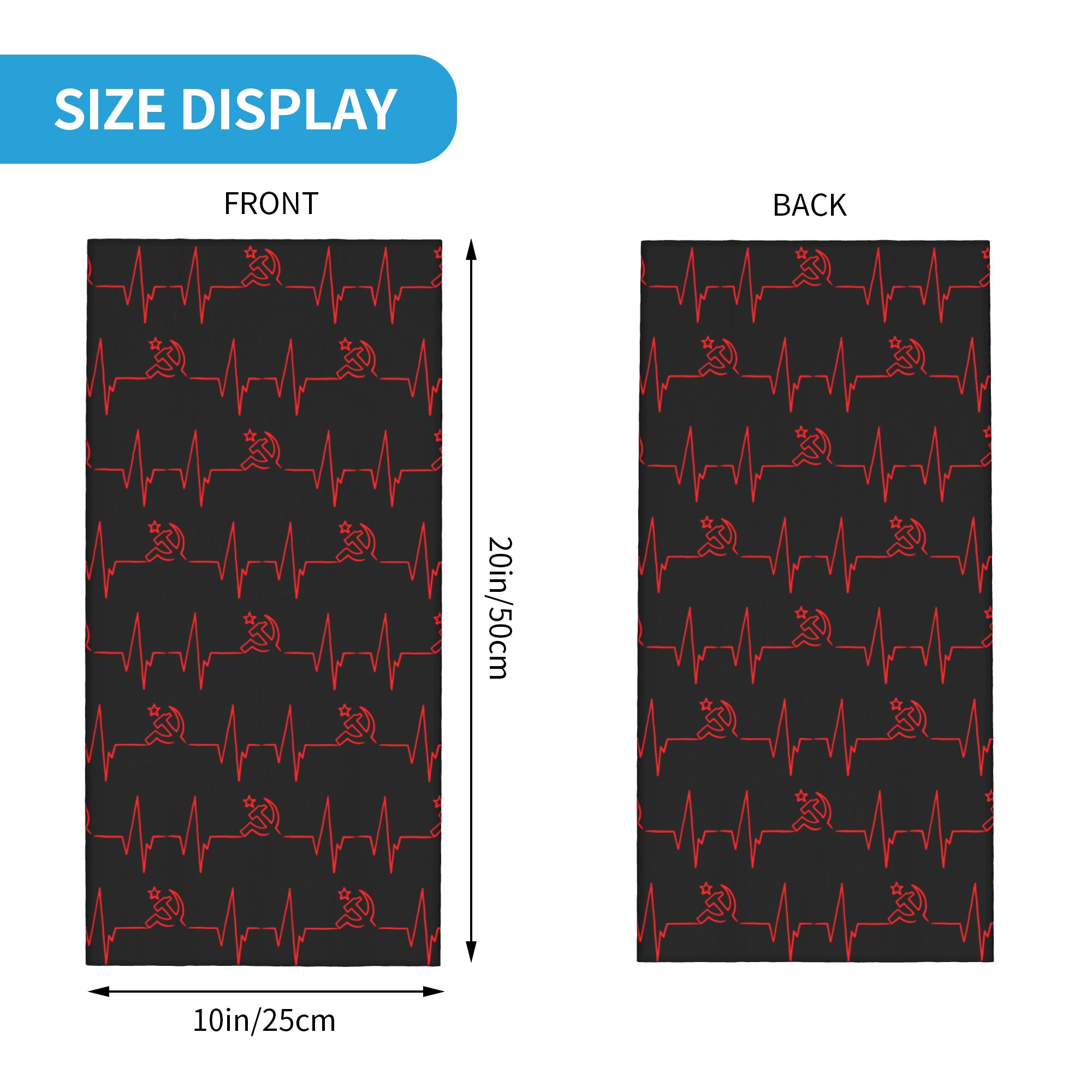 Bandana personalizada con lati - Neck Gaiter Face Cover reseña y precio