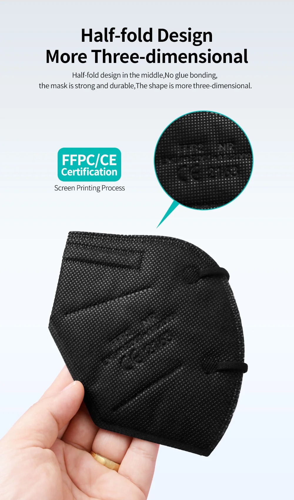 Mascarillas FFP2 de 5 Capas, A - Black Face Mask Pack reseña y precio