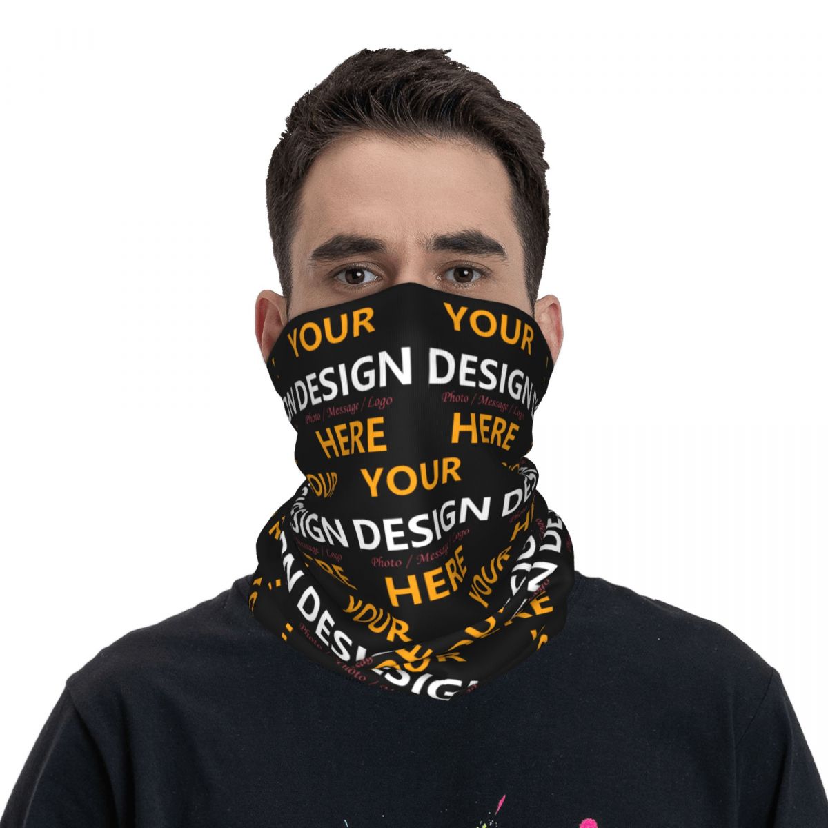 Personaliza tu diseño aquí Ban - Neck Gaiter Face Cover reseña y precio