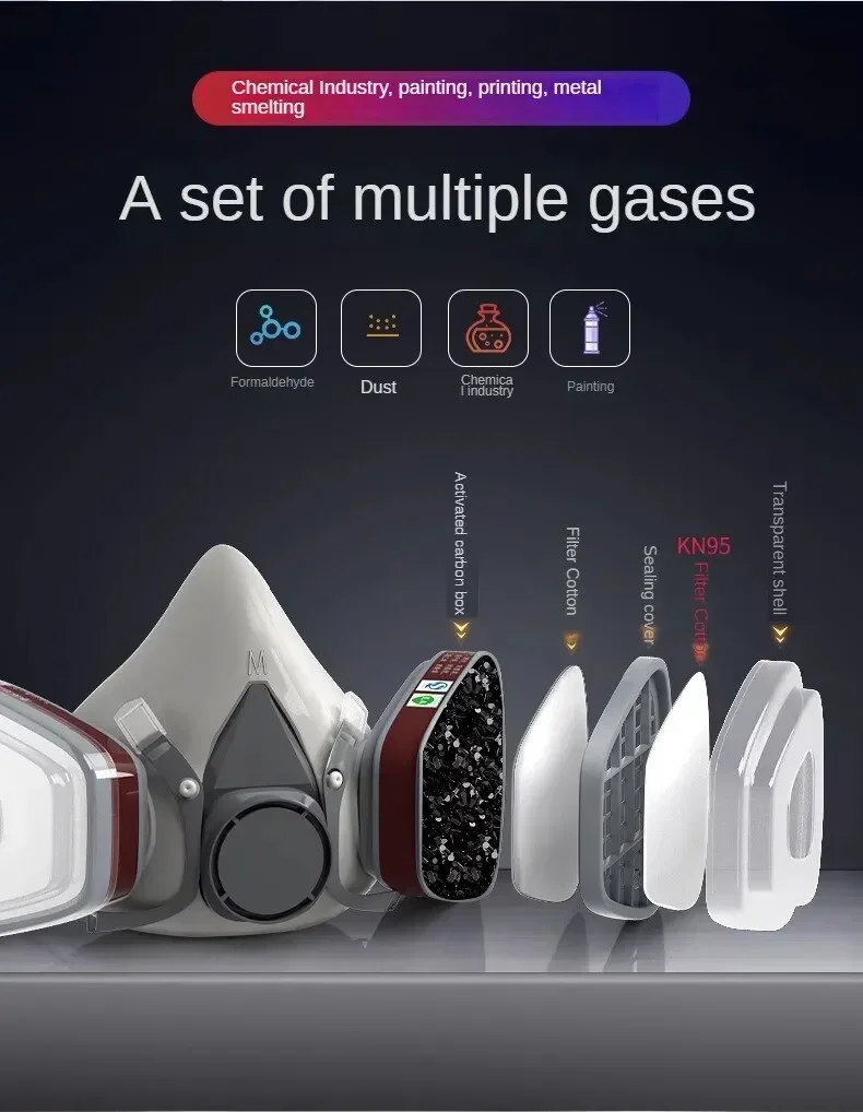 Respirador Original 6200, cubi - Dust Mask Construction reseña y precio