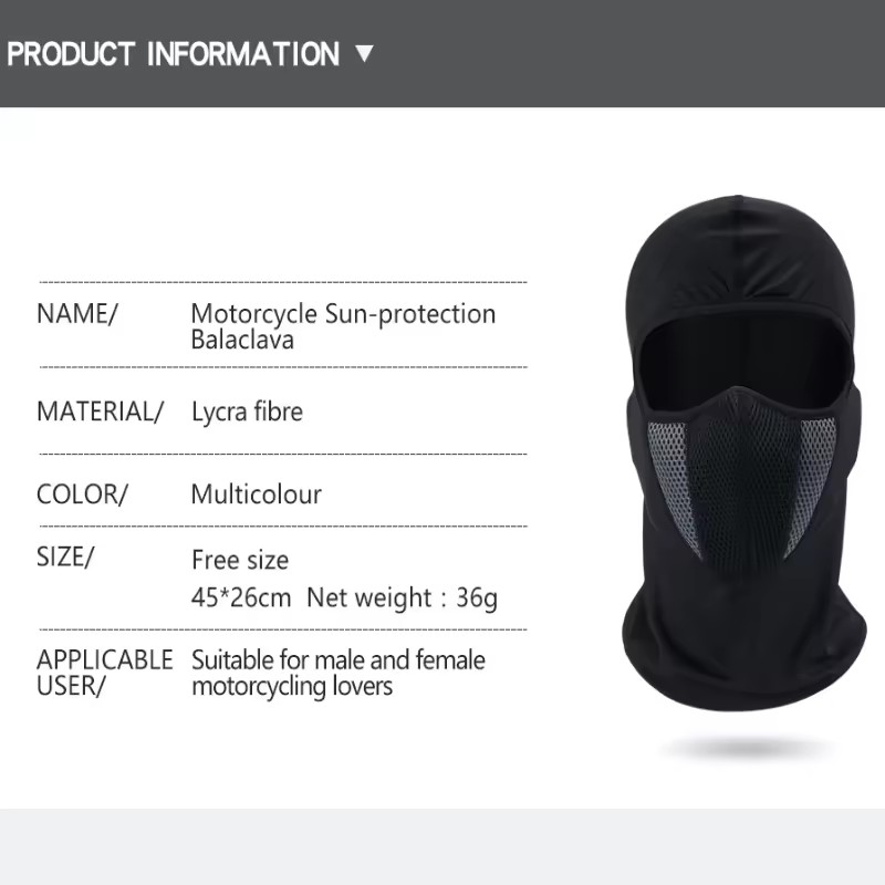Máscara facial completa para c - Sports Mask Breathable reseña y precio