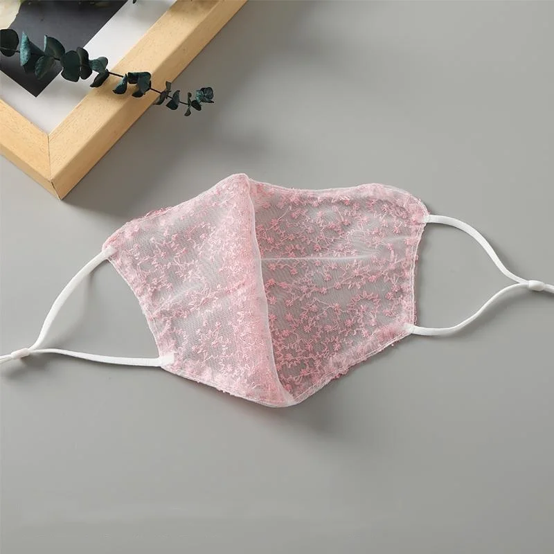 Máscara facial de encaje blanc - Cloth Face Mask Washable reseña y precio