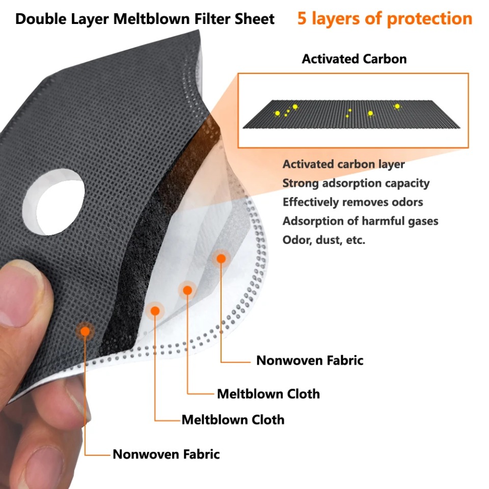 1 Uds. Máscara de ciclismo con - Anti Pollution Mask reseña y precio