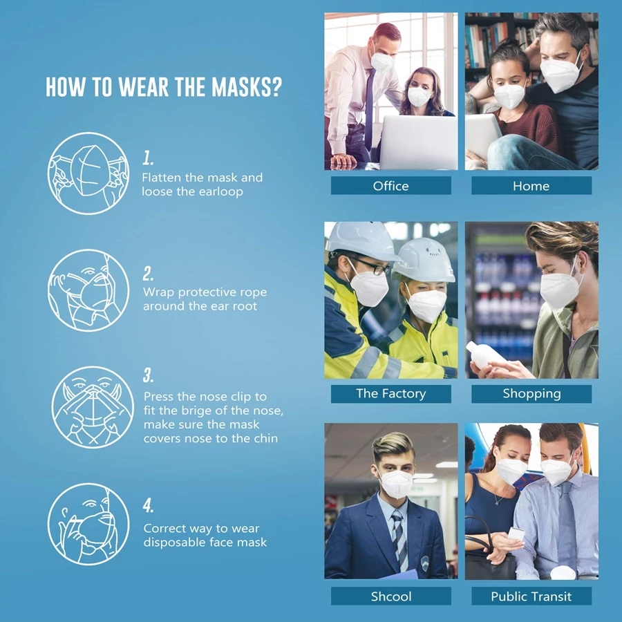 10-200 Uds mascarillas fpp2 ne - Disposable Surgical Mask reseña y precio
