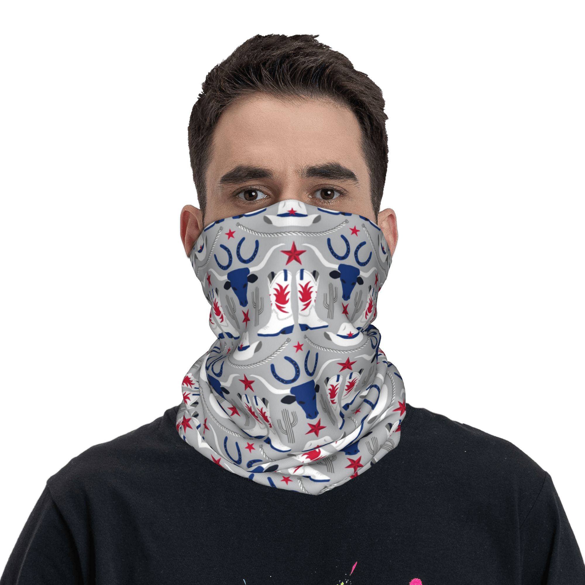 Old Wild West Cowboy Bandana N - Sports Mask Breathable reseña y precio