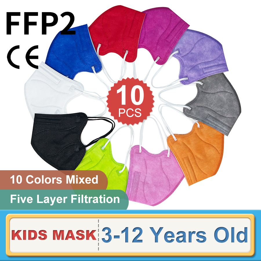 10 Uds. Mascarilla facial FFP2 - Kn95 Respirator Mask reseña y precio