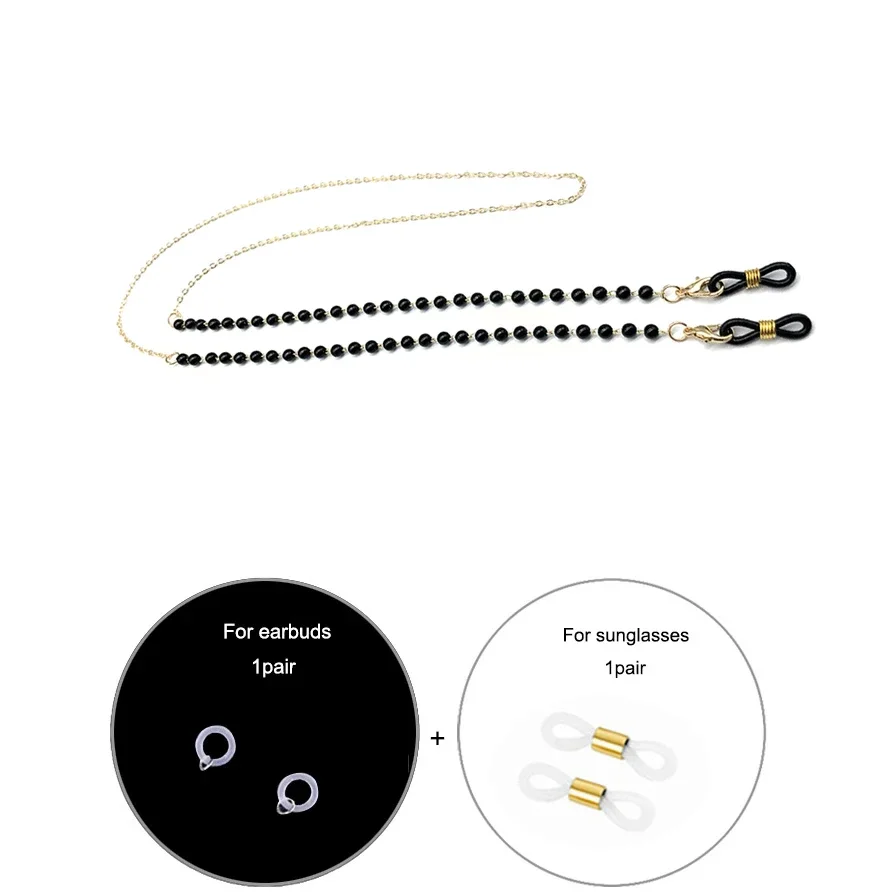 Cadena de cuentas de cristal p - Mask Chain Holder reseña y precio
