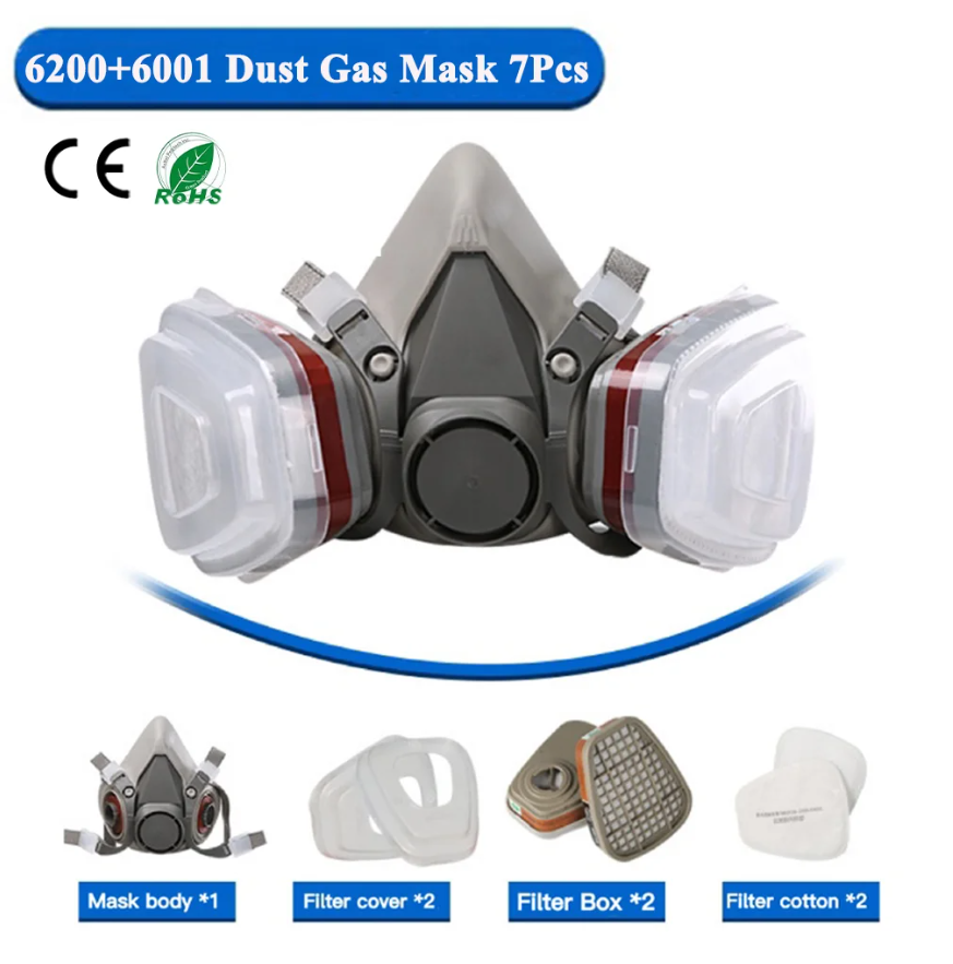Respirador Antipolvo 6200, Set - Face Mask Storage Box reseña y precio