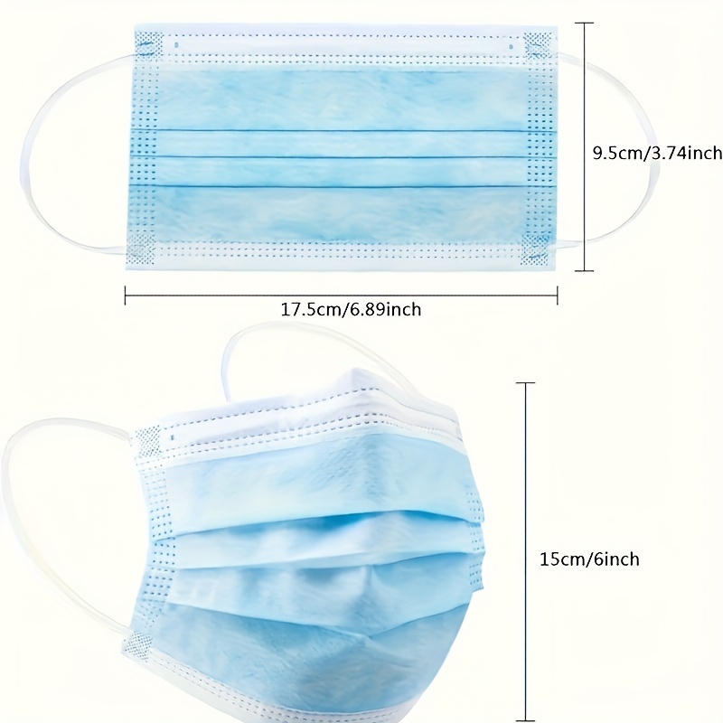 Entrega en 10 Días! 400 mascar - Disposable Mask Blue reseña y precio