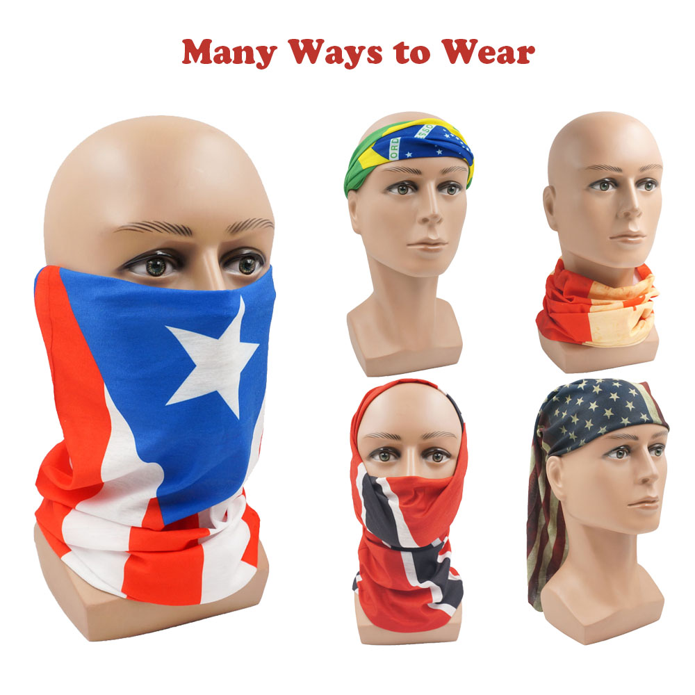Pañuelo con estampado de bande - Neck Gaiter Face Cover reseña y precio