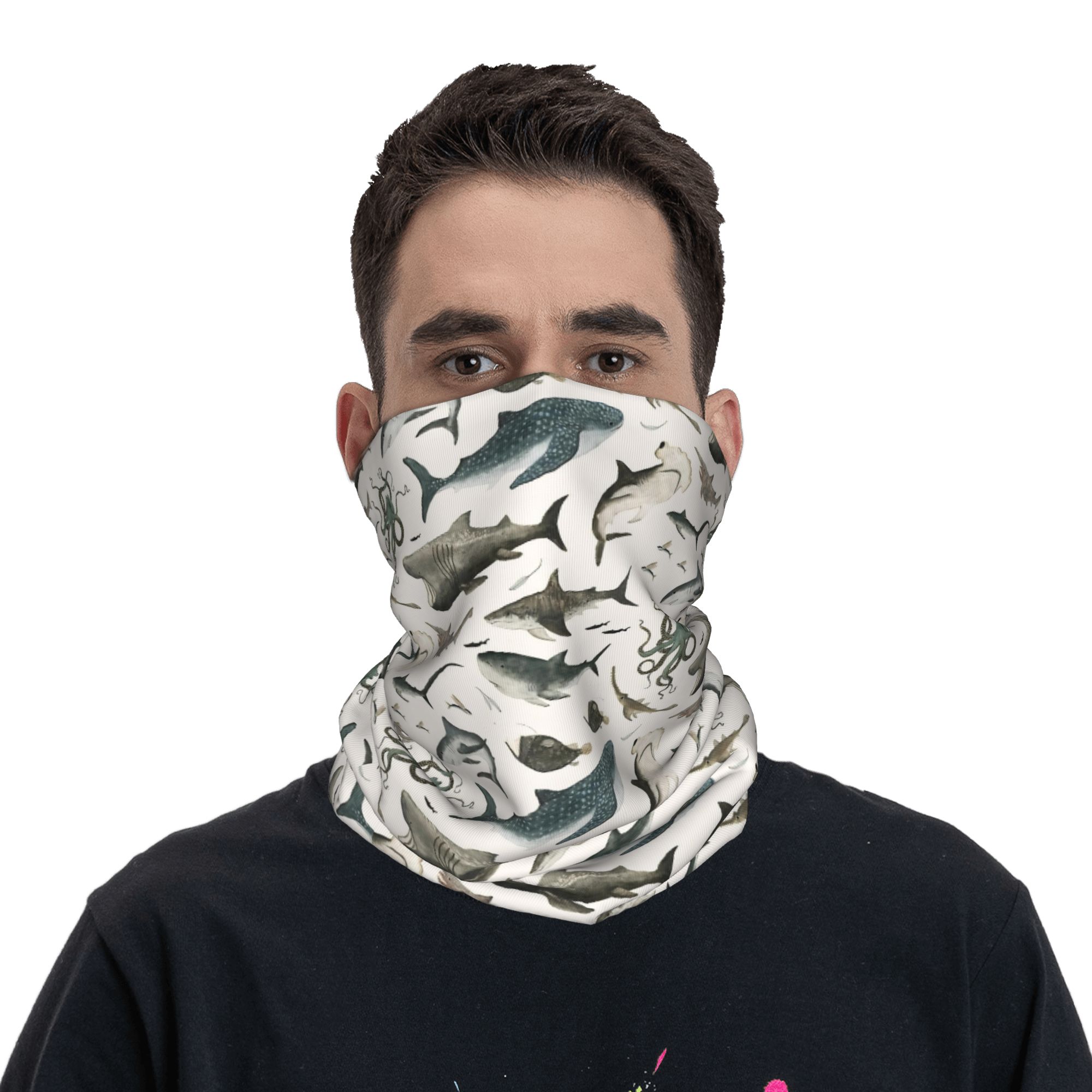 Pañuelo para el cuello con est - Neck Gaiter Face Cover reseña y precio