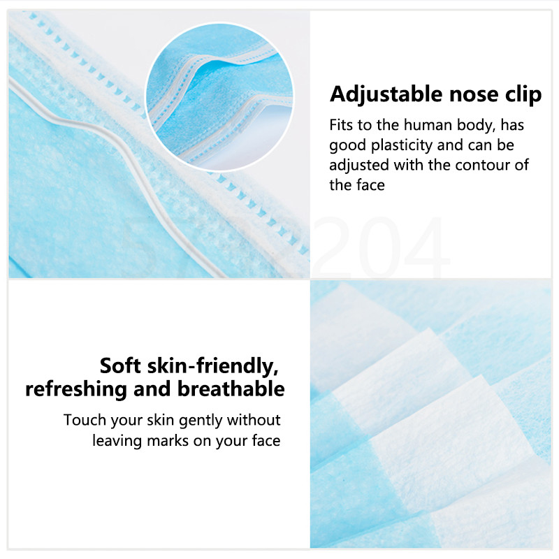 Mascarilla desechable con elás - Disposable Mask Blue reseña y precio