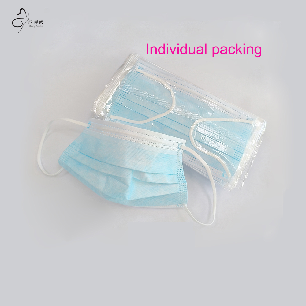 100 Uds. Mascarillas faciales  - Disposable Mask Blue reseña y precio
