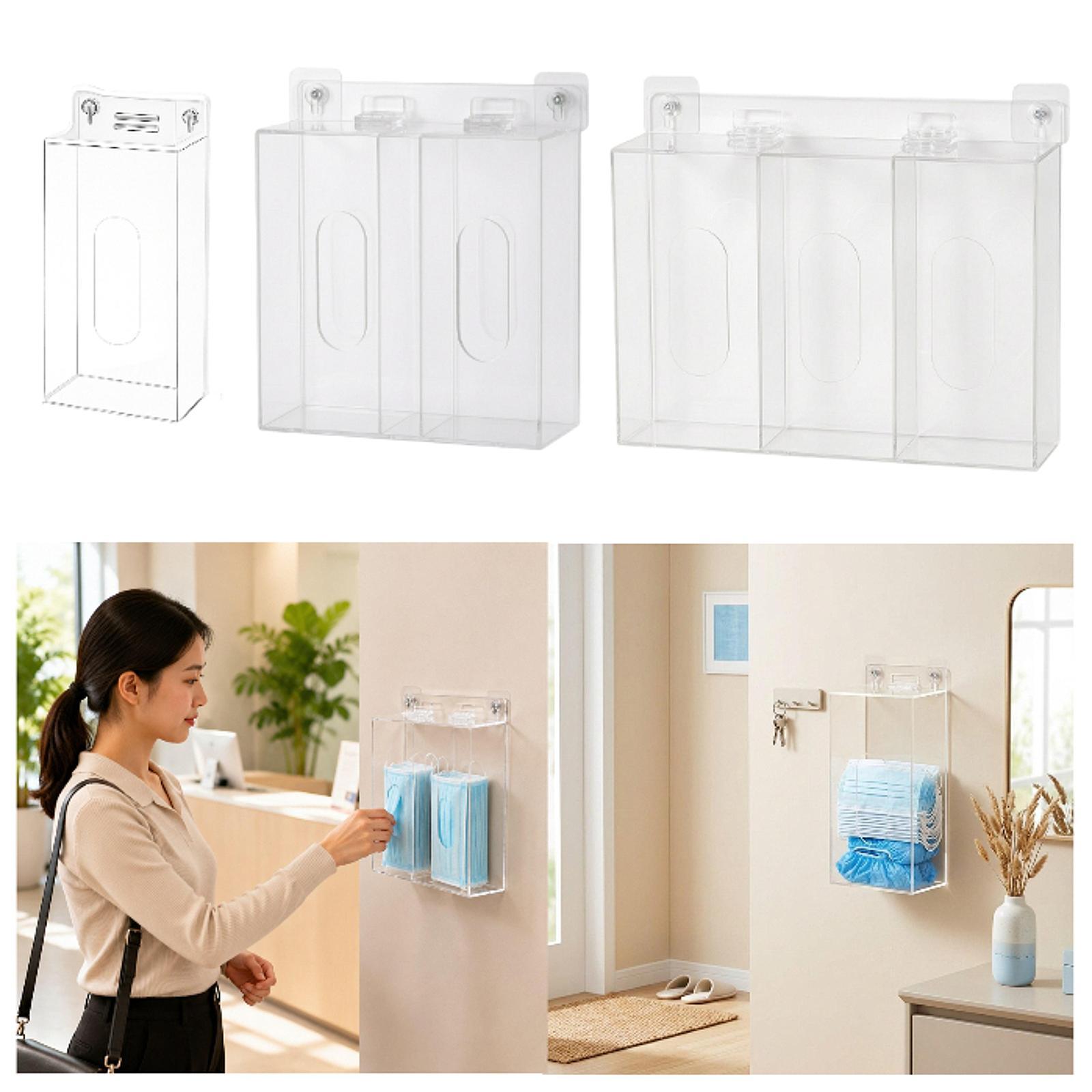Soporte de Pared para Guantes  - Face Mask Storage Box reseña y precio