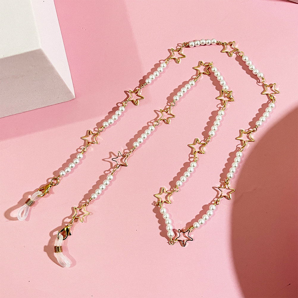 Cadena para Gafas con Perlas,  - Mask Chain Holder reseña y precio