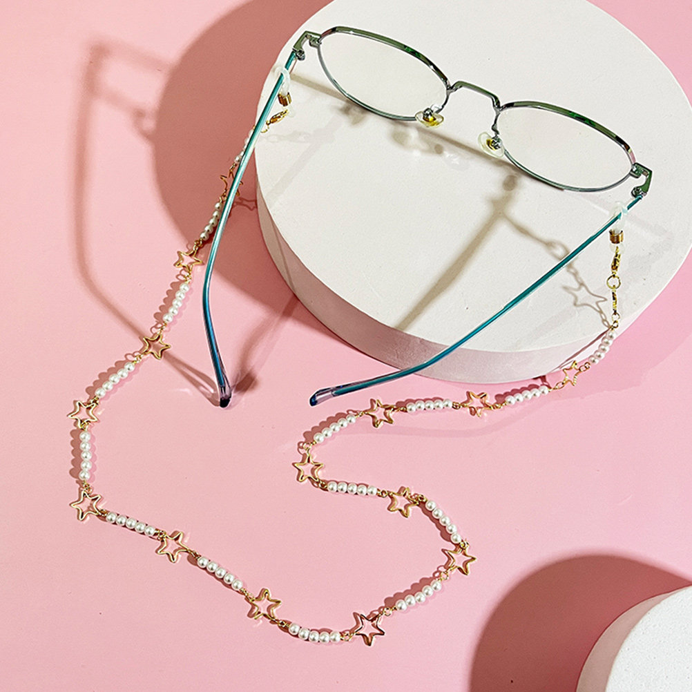 Cadena para Gafas con Perlas,  - Mask Chain Holder reseña y precio