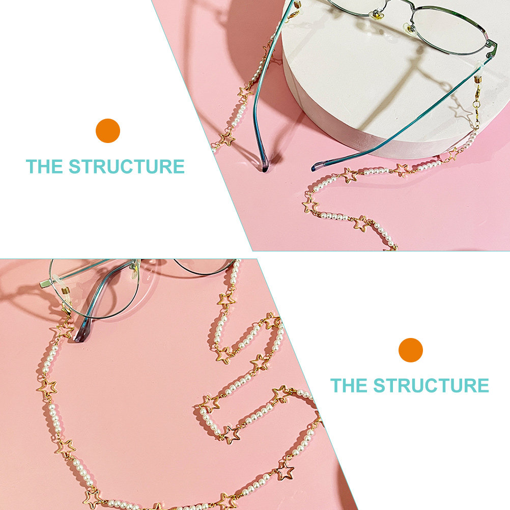 Cadena para Gafas con Perlas,  - Mask Chain Holder reseña y precio