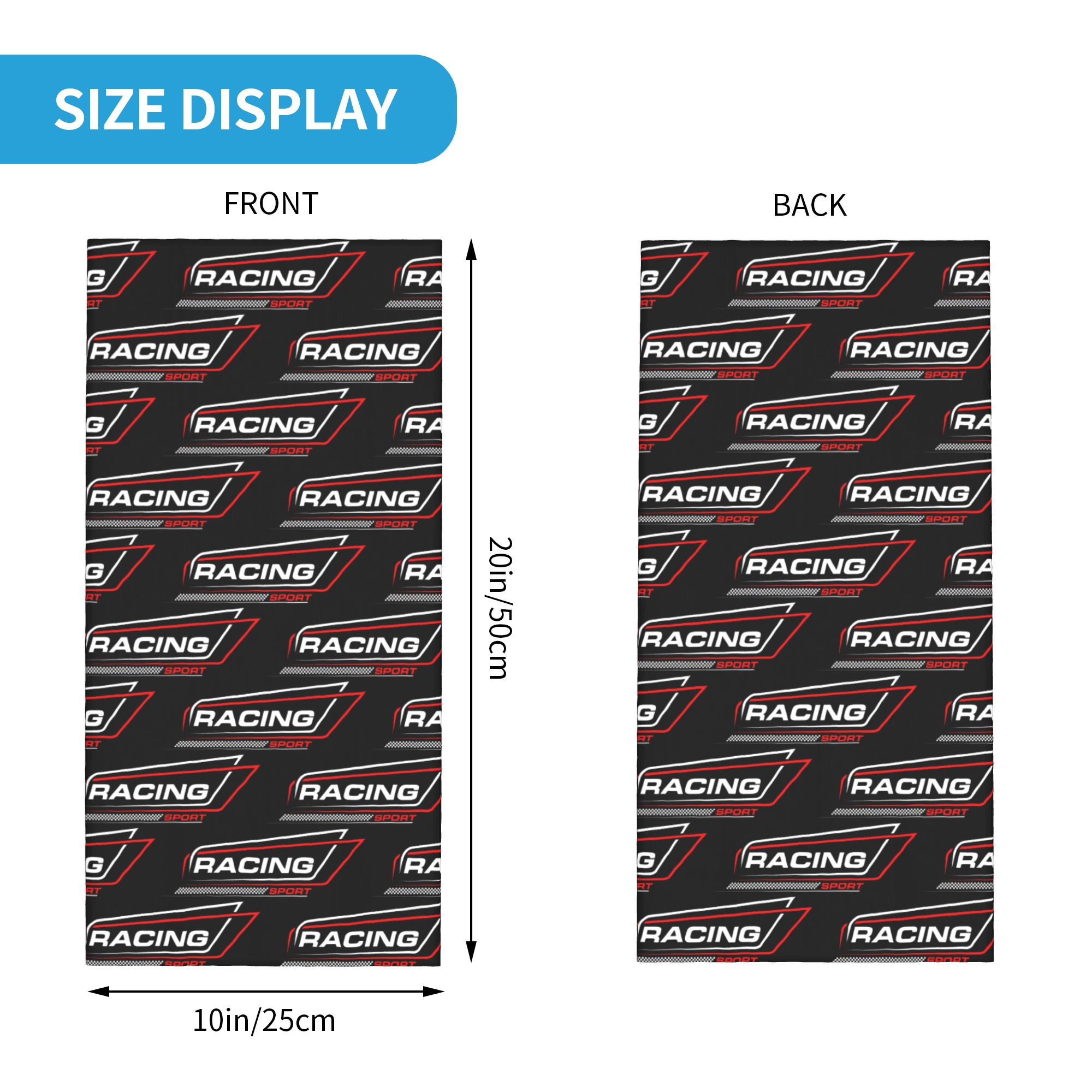 Bandana personalizada para car - Neck Gaiter Face Cover reseña y precio