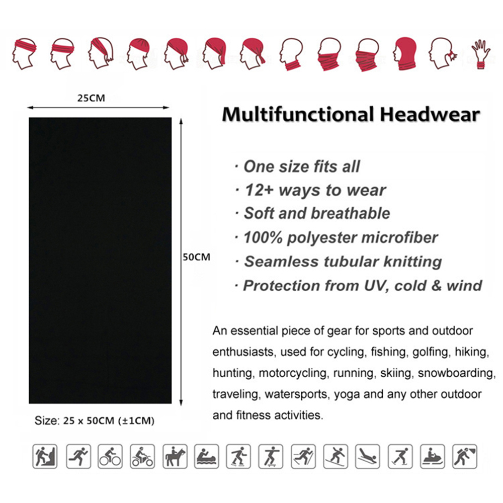 Pañuelos sin costuras de Color - Neck Gaiter Face Cover reseña y precio