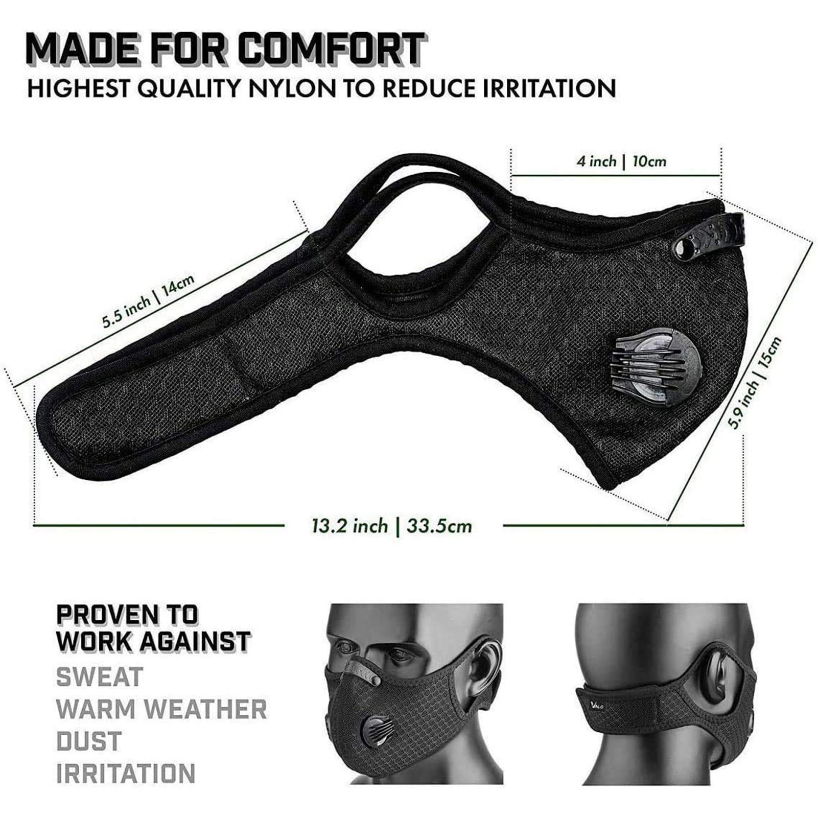 Máscara Unisex Antiviento para - Anti Pollution Mask reseña y precio