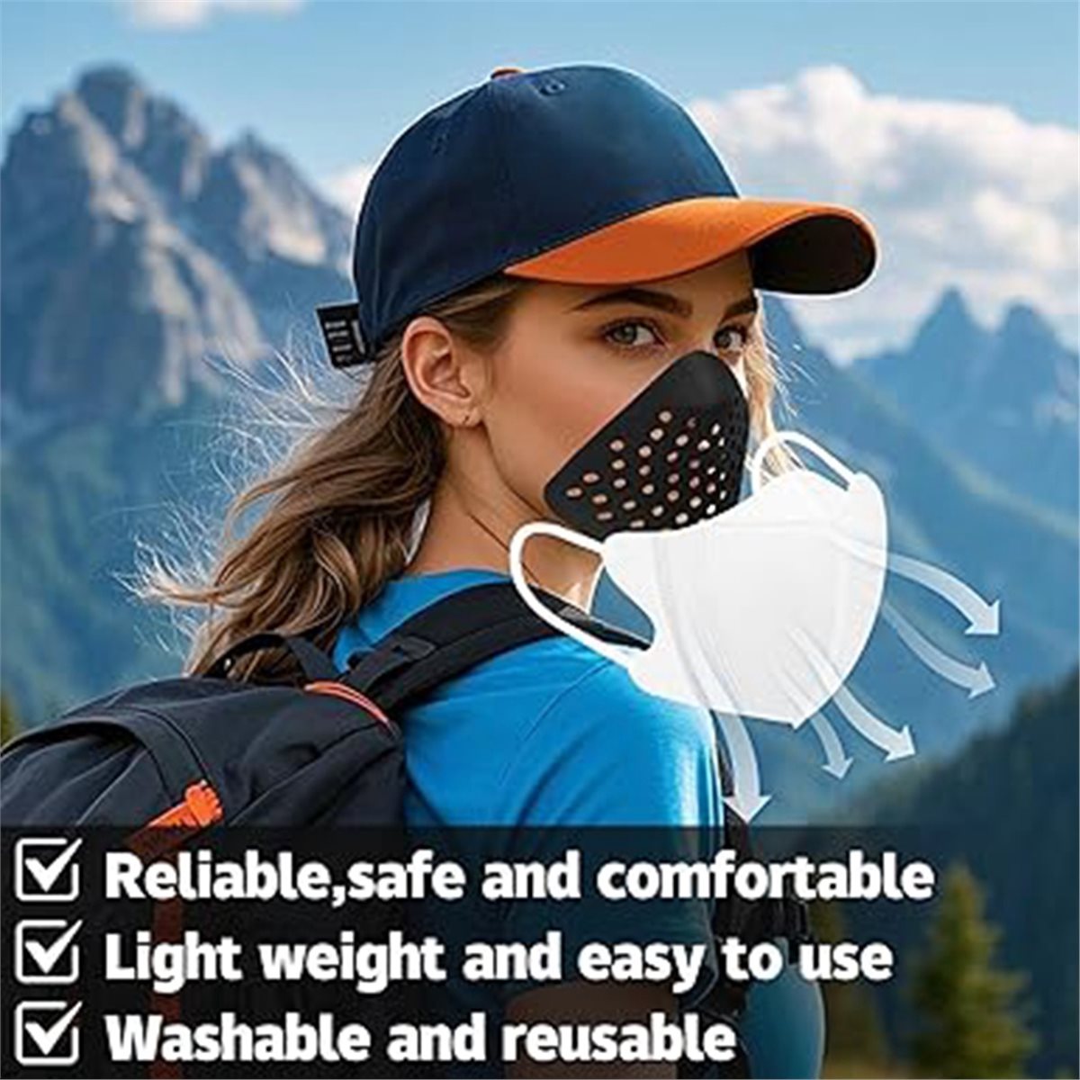 Útiles 4 soportes internos de  - Silicone Mask Bracket reseña y precio