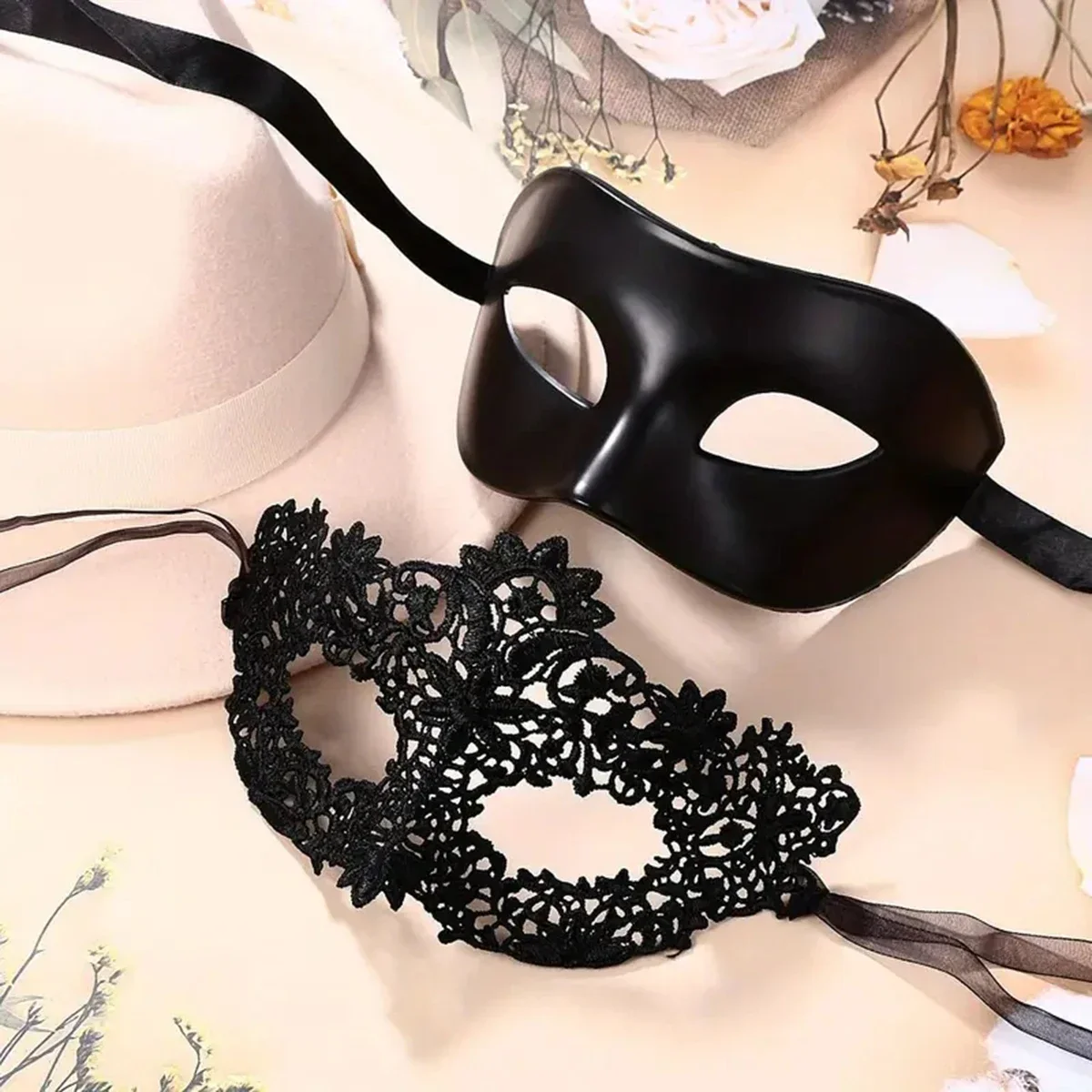 Juego de 2 máscaras de disfrac - Black Face Mask Pack reseña y precio